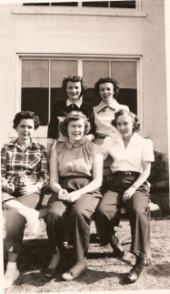Mom at 23 (top left)